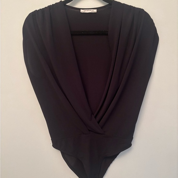 Zara Elegant Black Bodysuit - Picture 1 of 3